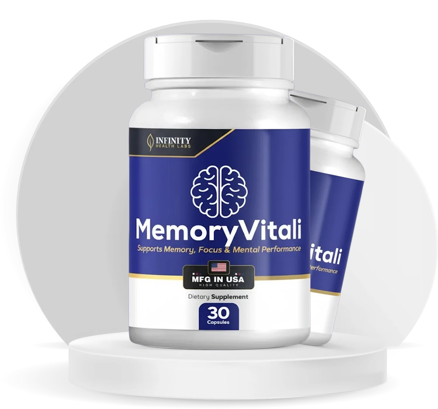MemoryVitali supplement bottle